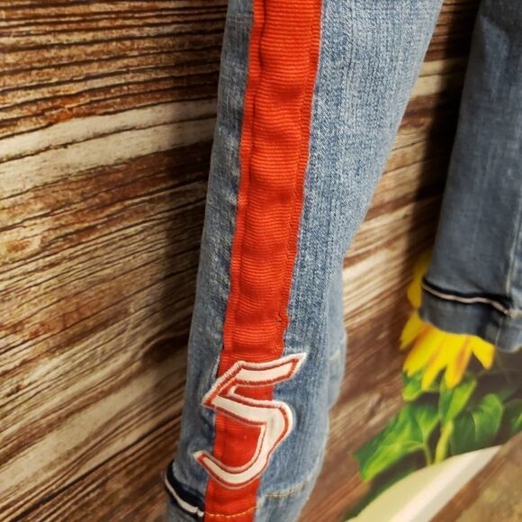 Anoname juniors jeans 16 slight flare Pre-owned - Picture 3 of 8